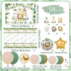 Sage Green Baby Shower Decoration set, Birthday Decoration Set for boys & girls