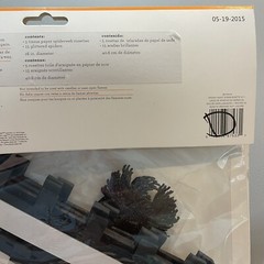 Martha Stewart Crafts Halloween Spiderweb Rosette Kit Black 2 Pkgs Of 5 Each NEW