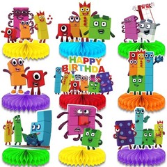 Number Honeycomb Centerpieces 3D Table Decorations Party Supplies