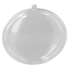 Flat Base Compatible Clear Plastic Ball for Standing or Hanging 7 9 11 cm