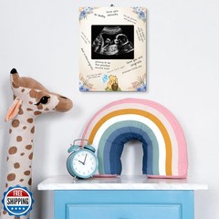 Hatzelou Winnie Baby Shower Sign – Classic Pooh Sonogram Picture Frame, Guest