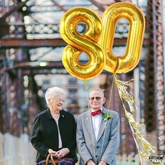 , Giant Gold 80th Balloons – 40 Inch | 80th Decorations For & Men | 80th Ball…