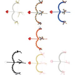 2Pcs Cosplay Set Performance Cupid Bow Arrow Valentine Day Birthday Party Props