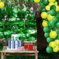 Green Number 4 Dinosaur Candle for Boy Birthday Party Decorations, 4Th Birthday