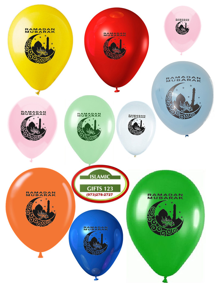 RAMADAN balloons Ramadan Decoration Islamic Gift Muslim Gifts Eid party supply