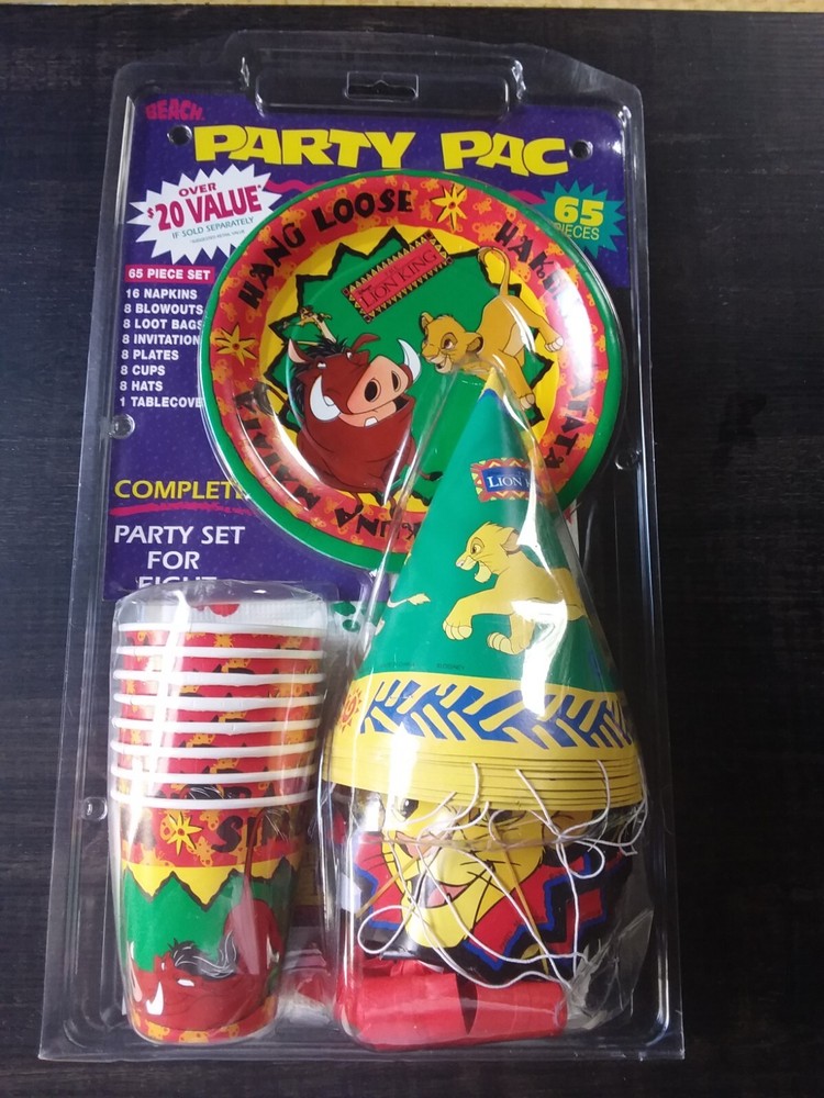 The Lion King Beach Party Pac Birthday Set