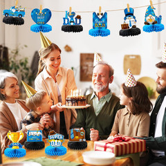 12 Pcs Father’S Day Decorations Double Sided Printing Fathers Day Table