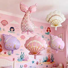 Mermaid Balloon (White Shell)