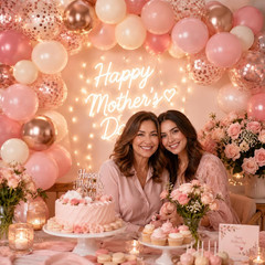 Dusty Pink Boho Blush Balloons, Metallic Rose Gold Retro Pink Ivory White Balloo