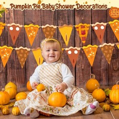 Gersoniel 5 Pieces Fall Thanksgiving Party 12.2 inches x 118.1 inches, Orange