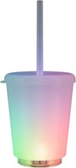Color Changing LED Light Up Short Tumbler Cup with Lid & Straw BUY AND SAVE!!!$$