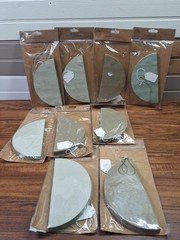 7 Inch Christmas Paper Honeycomb Balls Lot Of 9 Shades Of Green Decoration New