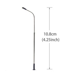 Set Model Street Lights Model Layout Railway Warm White Scale Brand New