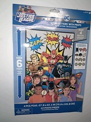 Justice League DC Scene Setters with Props Wall Decoration Party Birthday Kit