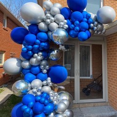 Royal Blue Balloons 12 inch, 100 Pack Royal Blue Latex Balloons for Graduatio…