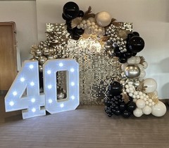 Sequin Wall / Shimmer Wall Panels Multiple Colours x 49 panels 30cm x 30cm