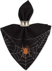 Halloween Party Tabletop Decor, Reusable & Machine Washable Cotton Fabric, Napki