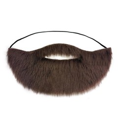 Fake Brown Beard and Mustache Costume Accessories for Men Halloween Cosplay (…