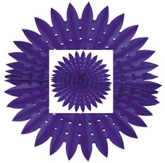 3 PACK – 24IN PAPER TISSUE HONEYCOMB FAN DECOR PURPLE/VIOLET BIRTHDAY WEDDINGS