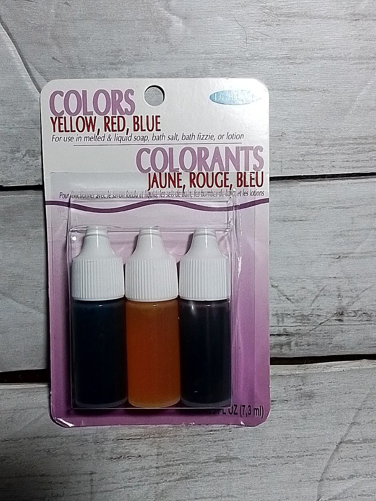 Colors .75oz 3/Pkg- Yellow, Red, Blue -530011