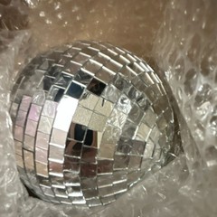 Silver Disco Ball Party Decorations Glass Plastic Geometric Disco Theme