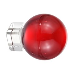 1Set 50mm K9 Crystal Ball Decorative Ball w Box and Crystal Stand for Craft