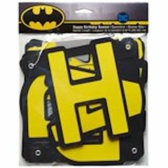Batman Happy Birthday Banner Party Supply 6.5ft DC Comics Super hero decor