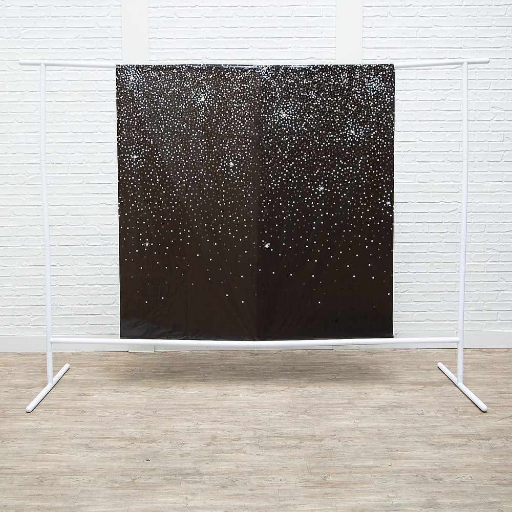 Black & White Backdrop Banner Kit – 2 Pc