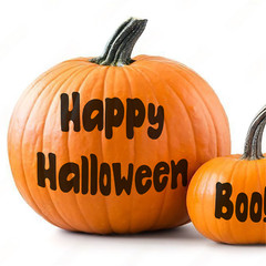 Halloween Pumpkin Decal | Spooky Custom Decal Stickers | Personalisable