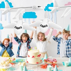 4 Pieces Inflatable Airplane Balloon 40 Inch Large Inflatable Plane Balloon W…