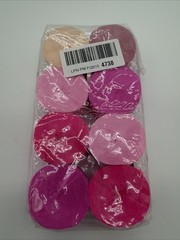 8 Rolls Crepe Paper Streamers in Pink Colors, Wedding Birthday Baby Shower