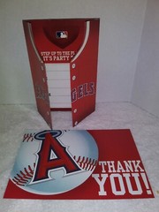 Angels Party Pack Invitations Thank You Card Balloons And Award Ribbon