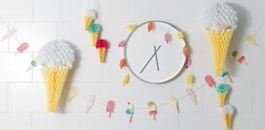 Talking Tables Ice Cream Party Decorations Garland Banner 10 ft
