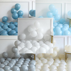 Last Toast On The Coast Bachelorette Decorations, 148pcs Blue White Sand Bridal