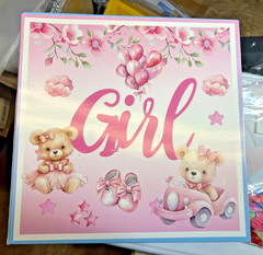 Bear Gender Reveal Balloon Boxes Decorations – 1ooPcs Pink Blue Balloons + MORE