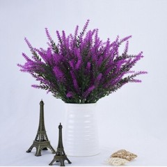 4pcs Artificial Lavender Plants Fake Flower Livingroom Life Atmosphere Decor