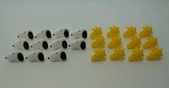 23 Cupcake Rings Snoopy Woodstock Peanuts Cake Topper Birthday Jewelry Plastic