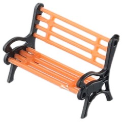 10 Model-Railway HO Scale 1:87 Platform Park Street Seats Settee Chair/new