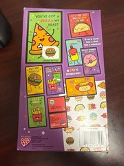 Fast Food Funnies 32 Valentines Cartoon Food Character Sticker Set Classroom Exc
