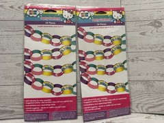Set Of 2 Hello Kitty Chain Link Birthday Party Garland Decoration DesignWare