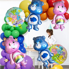 6 Care Bears balloon party birthday supplies decoration happy theme gift idea