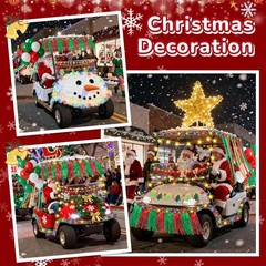 119 Pcs LED Christmas Parade Float Large Car Decoration Kit Colored Light String
