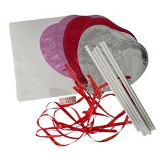 Valentines Customizable Mini Heart Balloons Kit. DIY