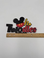 Mickey Mouse 2nd Birthday Party Centerpiece & Cupcake Stand Decoration Set
