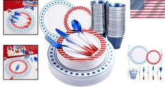Independence Day Disposable Plates & Cutlery