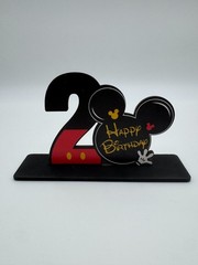 Mickey Mouse 2nd Birthday Party Centerpiece & Cupcake Stand Decoration Set