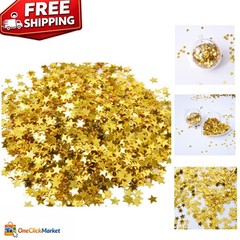 30g Glitter Gold Star Confetti for Party and Wedding Décor – Festive Sparkle