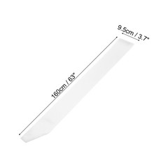 1Pcs 63″x4″ Blank Satin Sash DIY Plain Sash Prom Queen Sashes White