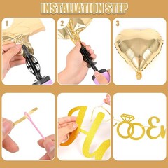 KATBUU Engagement Party Decorations – Gold