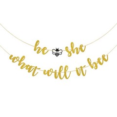 Halodete He or She What Will it Bee Banner, Bumble Bee Boy or Girl, Baby Show…